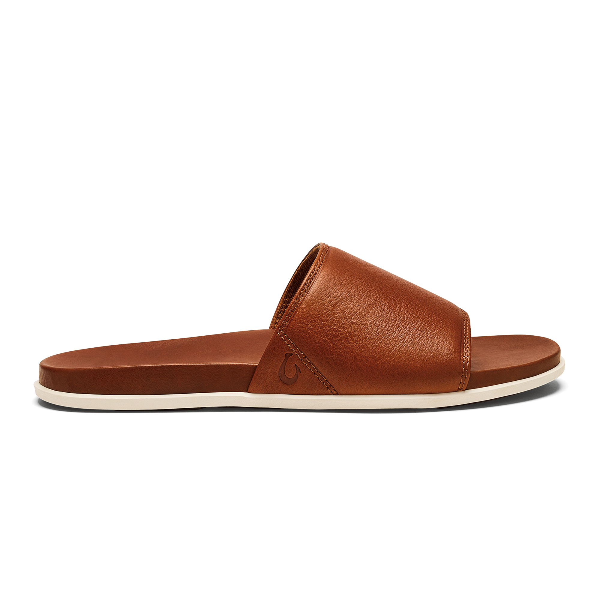Ōlali Slide Leather Beach Sandals - Fox | OluKai – OluKai UK